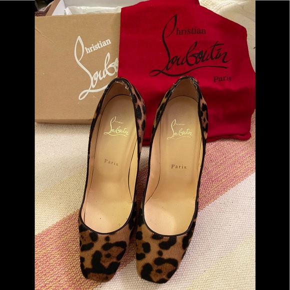 Christian Louboutin Shoes - Absolutely authentic 🌹❤️Christian louboutin leopard heel